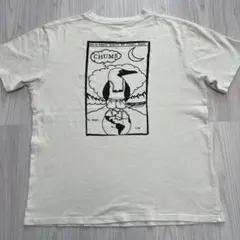 CHUMS チャムスバックプリント ホワイト Tシャツ M