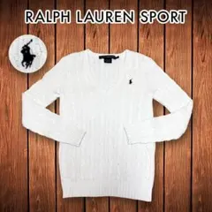 Ralph Lauren Sport ケーブルニット　綿　ラルフローレン