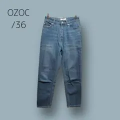 2573　【OZOC】　オゾック　デニム　ジーンズ　36　すね丈　ライトブルー