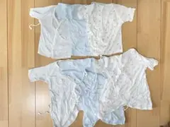 新生児　短肌着　コンビ肌着　6枚セット