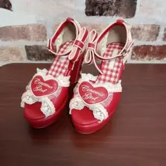 Liz Lisa ハートモチーフ レッドパンプスのサムネイル