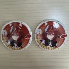 ウマ娘 ウインバリアシオン 称号アクリルバッジ（おまけつき） - メルカリ