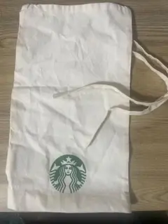 STARBUCKS ギフト袋　巾着　ホワイト　スターバックス