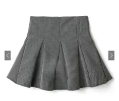 チェック柄フレアミニスカート[ac2115]