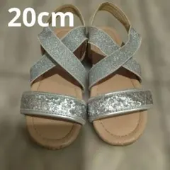 H&M サンダル 20cm グリッターなキラキラサンダルのサムネイル