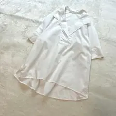 【アダムエロペ】スキッパーシャツブラウスのサムネイル