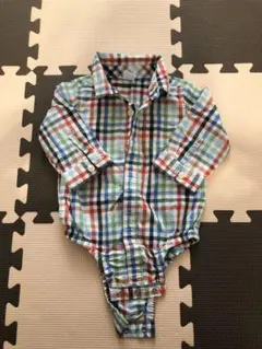 babyGAP 美品 チェック柄 ロンパース