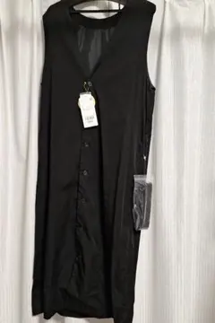 ロペピクニック　ノースリーブロングワンピース ブラック