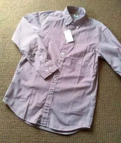 【新品/送料込】★UNIQLO/ユニクロ EFC ブロードストライプシャツ★