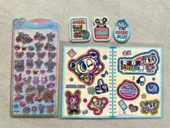 ①【おまけ付】エンジェルブルーうるちゅるpopシールセット　ブロマイド2種