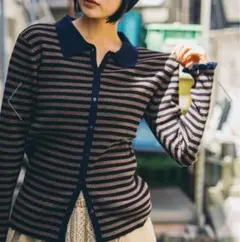 【 専用 】[MODE NORM CORE] 12Gフリルカフスリブカーディガン