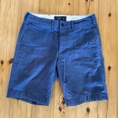 Abercrombie & Fitch ストレッチショートパンツ 29 ネイビー