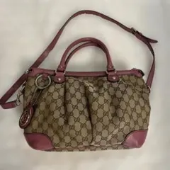 GUCCI グッチ スーキー GGキャンバス ハンドバッグ