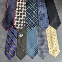 ブランド ネクタイ10本セット ビームス クリケット ダンヒル ニナリッチetc