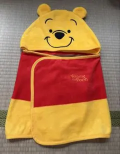 くまのプーさん フード付きベビーバスタオル ベビー服 おくるみ ディズニー