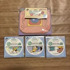 ドラえもん　一番くじ　F賞　メモ　着せ替えカメラ　G賞　ステッカーセット　3種