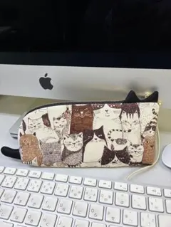 ハンドメイド猫ポーチorペンケース