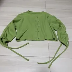 【jouetie】シャーリングスリーブ2WAYトップス