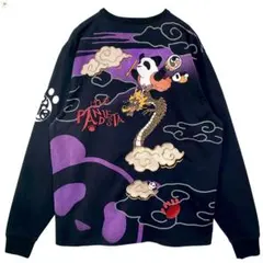 PANDIESTA JAPAN 龍 和柄 刺繍　パンダ ロンT 長袖 XLサイズのサムネイル