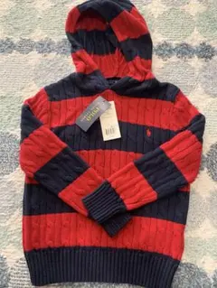 未使用　ラルフローレン　ニットパーカー定価19690