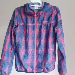 adidasウィンドブレーカー(紺×ピンク)