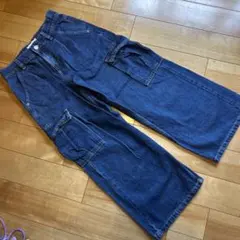 zara kids ザラ　ワイドパンツ　140㎝　デニムパンツ　カーゴパンツ