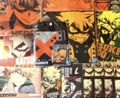 僕のヒーローアカデミア　爆豪勝己　クリアファイル　タオル　サコッシュ　15点B
