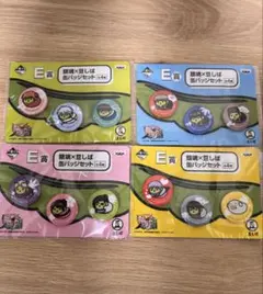 銀魂×豆しば　缶バッジセット　全4種