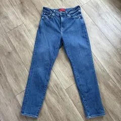 REDCARD ブルーデニム スリムフィット ハイウエスト size24