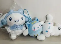 シナモロール ぬいぐるみ 3点セット あたりくじ マスコット サンリオ 新品のサムネイル