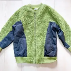 【branshes】ブランシェスアウター120ボアジャンパーグリーン男の子女の子