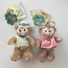 【2点セット】ダッフィ シェリーメイ ぬいぐるみバッジ