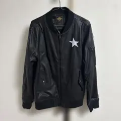 291295＝HOMME レザージャケット　MA-1