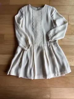 コムサ　ベージュ　ワンピース