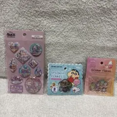 ヤングオイスター　ウォータースタイルシール おはじきシール　しんちゃん　アニマル