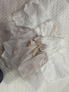 バースデイ cottoli 袴ロンパース70cm ホワイト