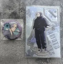 サカモトデイズ BIG アクリルスタンド・和風モダン缶バッジ 楽 セット