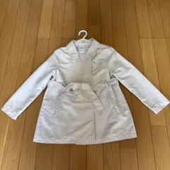 H&M ホワイトベージュ トレンチコート 122cm