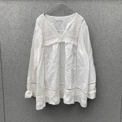 3207【Cepo craft】M♡長袖カットソー レース装飾 シアーのサムネイル