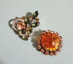 昭和レトロ　ブローチ　2個セット