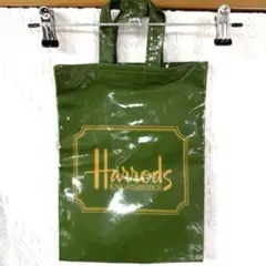 Harrods ハロッズ トートバッグ モスグリーン 緑
