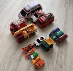 サウンド救急車　消防車　パトカー　働くクルマ　22点