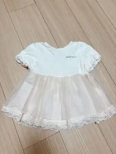 petit main シアーペプラムドッキングT 90cm