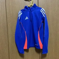 adidas ハーフジップ長袖ウェア 青【未使用】