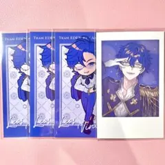 にじさんじ 7周年 エデン組 4周年 レオスヴィンセント チェキ風カード