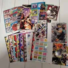ジャンプ　付録　シール　コミックカバー　クリアシート　ポスター　他