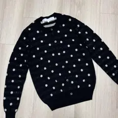 タオコムデギャルソン　カーディガン　ドット