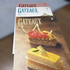 GÂTEAUX 雑誌 2026年4月・3月・6月号 3冊セット