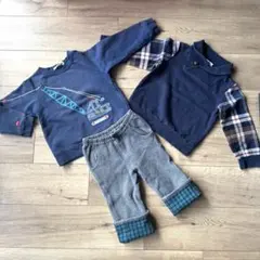 familiarトレーナー パンツセット90cm 100cm