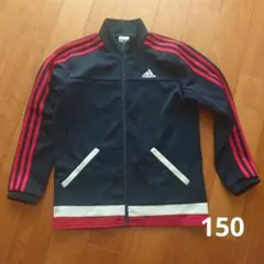 adidas ジャージ 150 ネイビー/レッド トップス